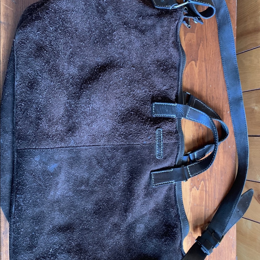 Beautiful John Varvatos Suede Bag